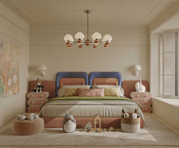 French Style Girl's Room Daughter's Room-ID:899267918