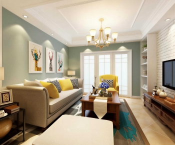 American Style A Living Room-ID:484369995