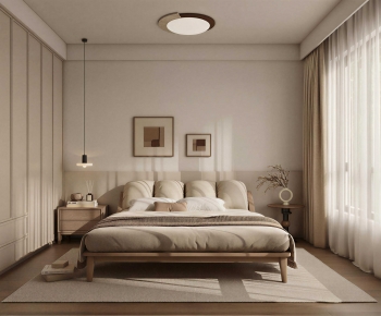 Wabi-sabi Style Bedroom-ID:758872999