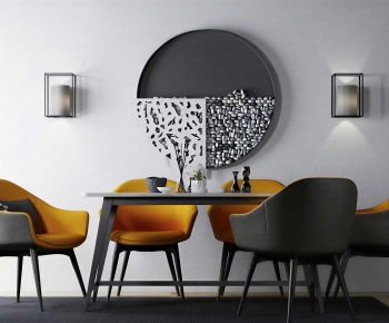 Modern Dining Table And Chairs-ID:596097956