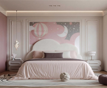 French Style Girl's Room Daughter's Room-ID:589493048