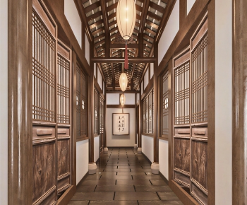 New Chinese Style Corridor-ID:437222965