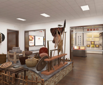 New Chinese Style Exhibition Hall-ID:391602993