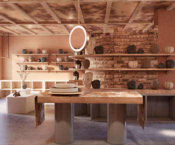 Wabi-sabi Style Retail Stores-ID:654093988