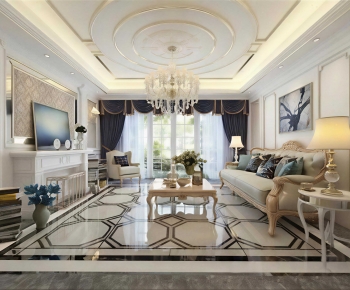 European Style A Living Room-ID:945151093