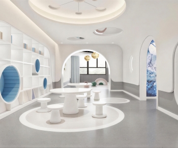 Modern Children's Reading Room-ID:917809015