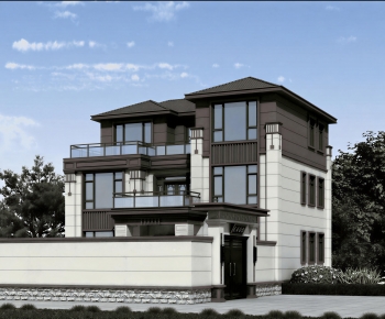 New Chinese Style Detached Villa-ID:456667905