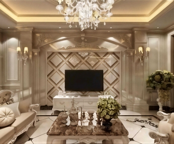 European Style A Living Room-ID:184108973