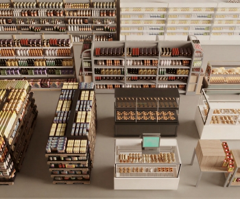 Modern Supermarket Shelf-ID:559463983
