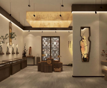 New Chinese Style Exhibition Hall-ID:759198907