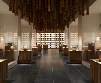 New Chinese Style Exhibition Hall-ID:975692993