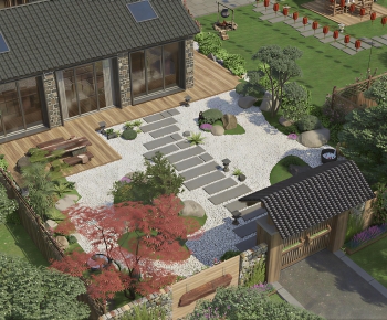 New Chinese Style Courtyard/landscape-ID:116837028