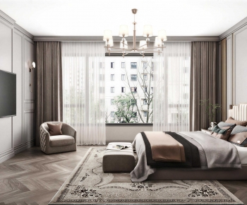 New Chinese Style Bedroom-ID:205956945