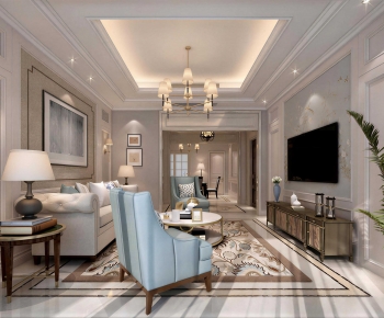 American Style A Living Room-ID:517276054