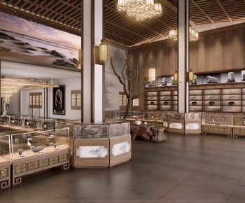 New Chinese Style Exhibition Hall-ID:421006923