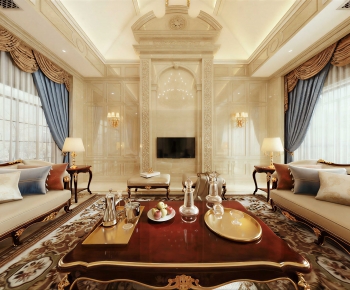 European Style A Living Room-ID:909765015