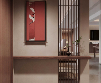 New Chinese Style Hallway-ID:422120196