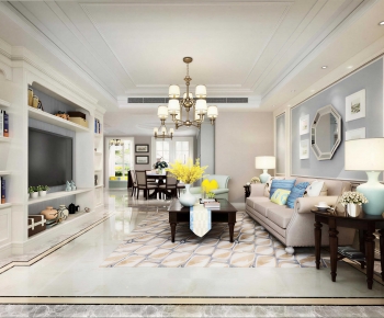 American Style A Living Room-ID:244014987