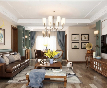 American Style A Living Room-ID:254563093