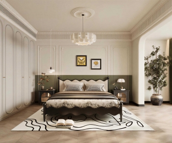 French Style Bedroom-ID:181329379