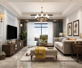 American Style A Living Room-ID:409545902