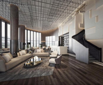 Modern Office Reception Desk-ID:183541061