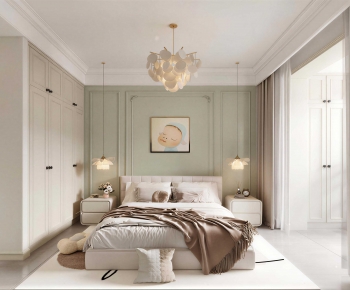 French Style Bedroom-ID:855612049