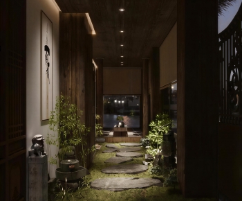 New Chinese Style Courtyard/landscape-ID:568644057
