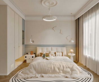 French Style Bedroom-ID:604053021