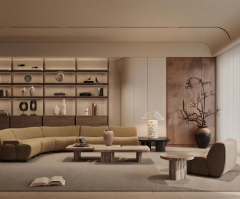 Wabi-sabi Style A Living Room-ID:777903088