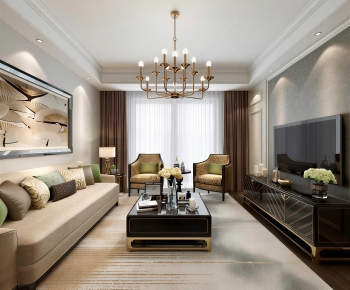 Modern A Living Room-ID:131568912