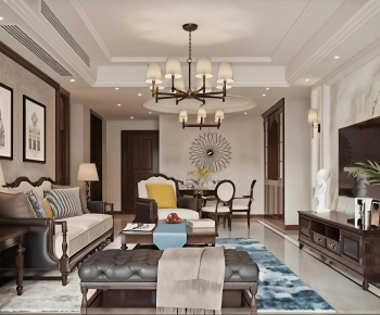 American Style A Living Room-ID:585578925