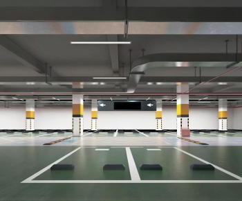 Modern Underground Parking Lot-ID:190558912