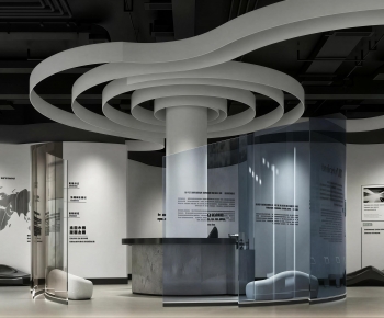 Modern Exhibition Hall-ID:379828939