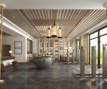 New Chinese Style Lobby Hall-ID:317750053