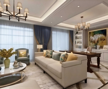 American Style A Living Room-ID:455374003
