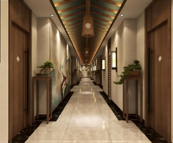 New Chinese Style Corridor-ID:292871076