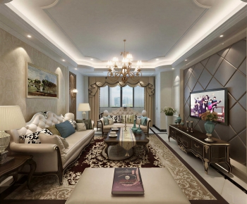 European Style A Living Room-ID:400027992