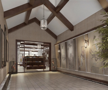New Chinese Style Teahouse Tea House-ID:443608054