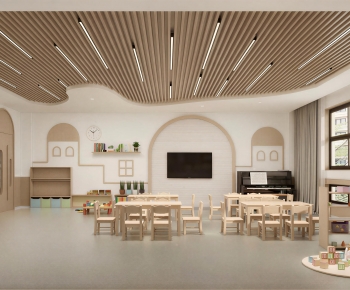 Japanese Style Kindergarten Classrooms-ID:695322047