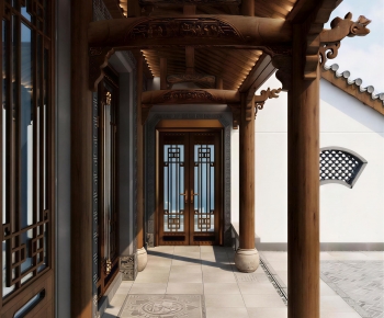 New Chinese Style Courtyard/landscape-ID:285017011