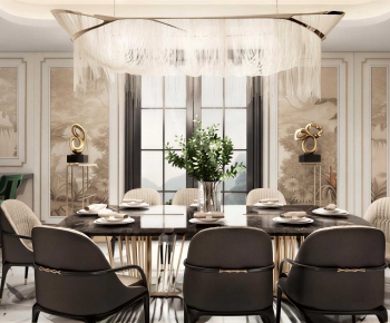 New Chinese Style Dining Room-ID:355125904