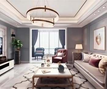 American Style A Living Room-ID:829057933