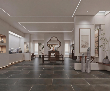New Chinese Style Exhibition Hall-ID:656579972