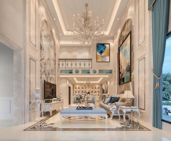 European Style A Living Room-ID:911427978