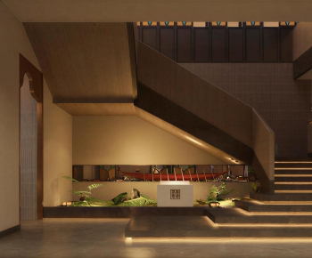 New Chinese Style Stairwell-ID:694000012