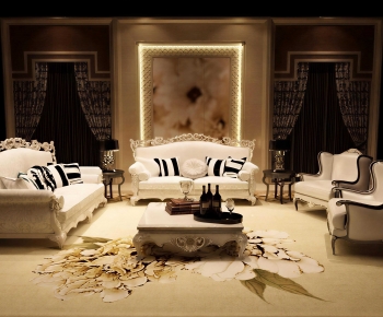 European Style Sofa Combination-ID:137811908