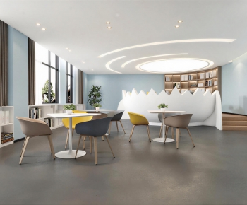 Modern Staff Recreation Room-ID:765147929