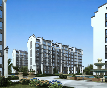 New Chinese Style Residential Building-ID:327764036