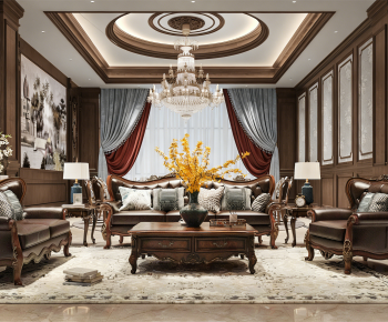 American Style A Living Room-ID:529259929